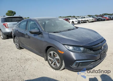 2020 Honda Civic Lx из США, поврежденный, VIN 19XFC2F66LE000671